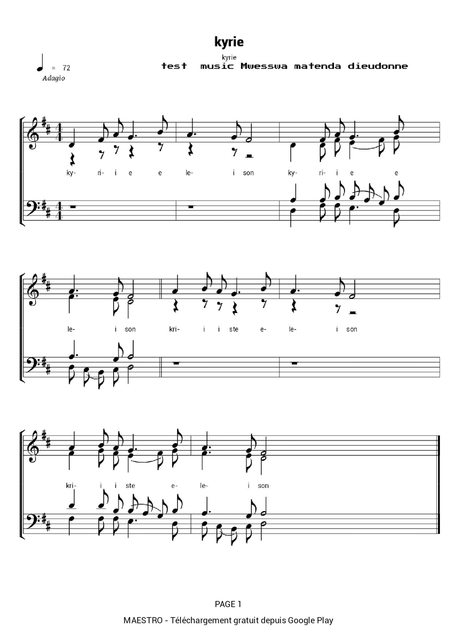 free-sheet-music-mwesswa-matenda-dieudonne-kyrie
